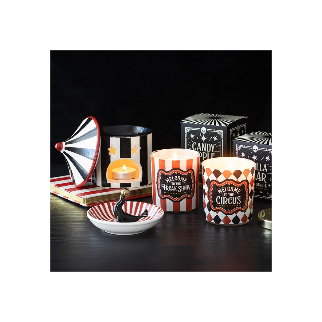 Freak Show Candy Apple Candle