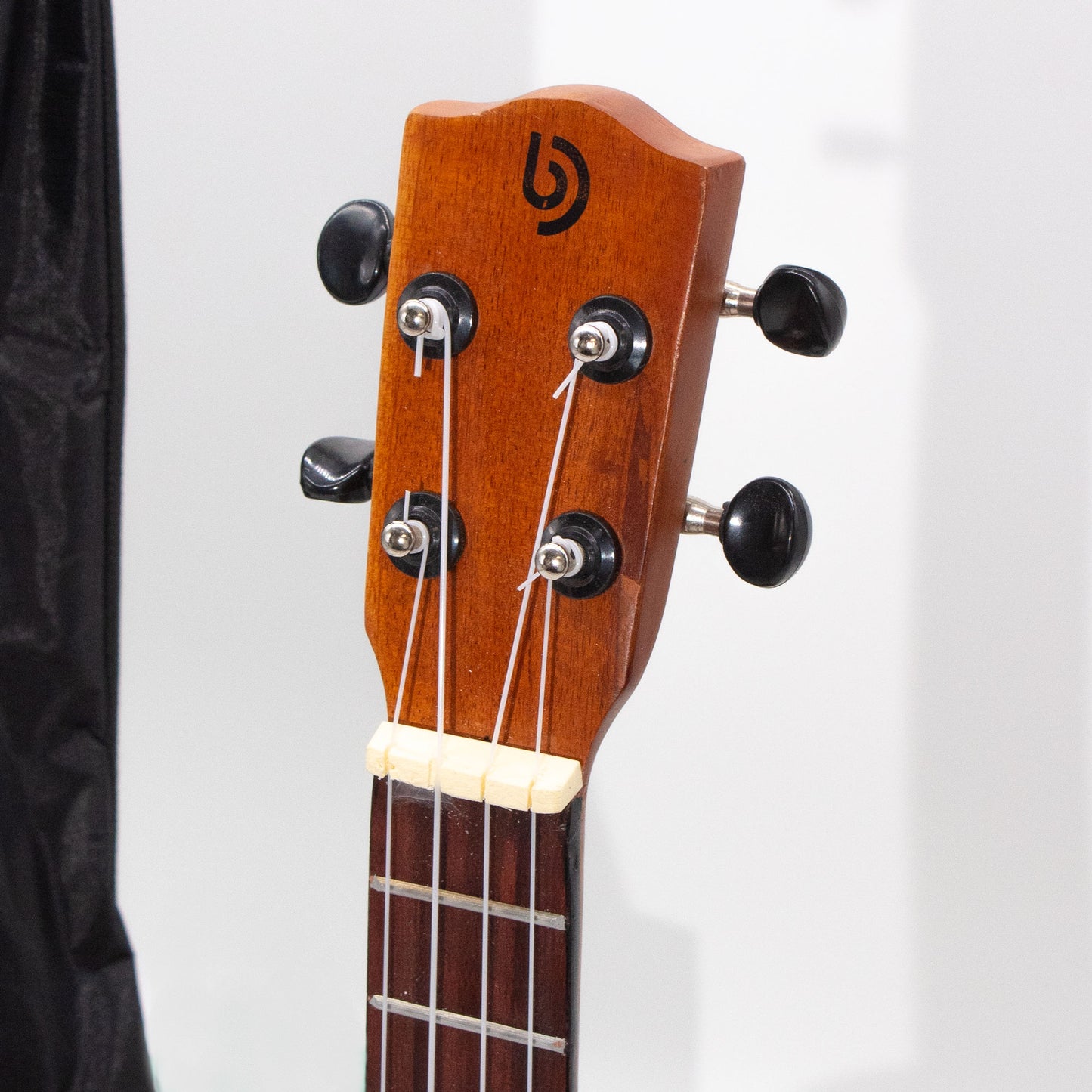 Close up view of the Tuning Pegs of the Artisan Made Ukuleles