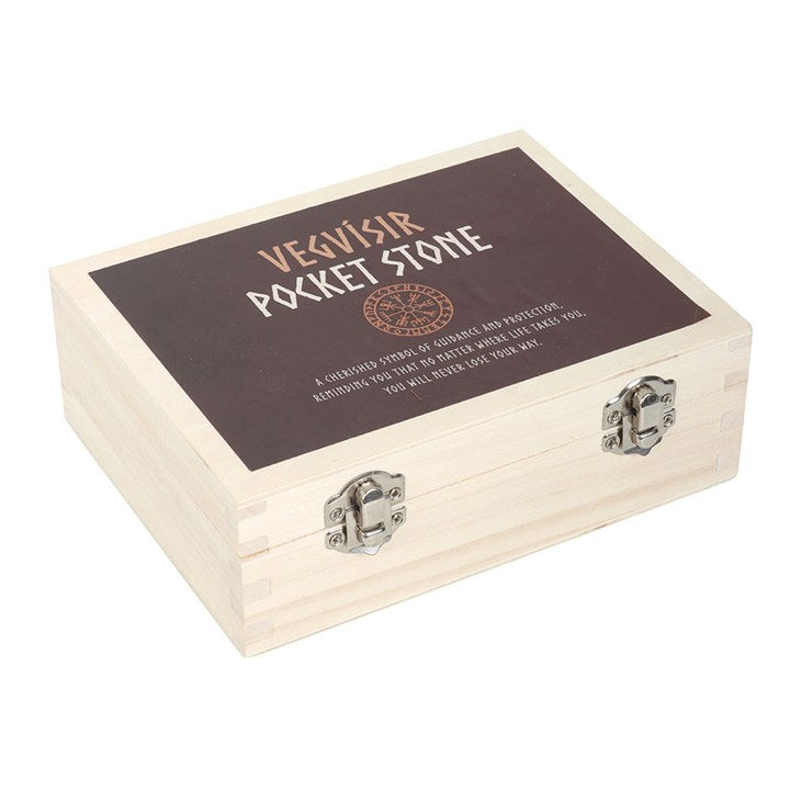 Box of 24 Vegvisir Viking Compass Pocket Stones