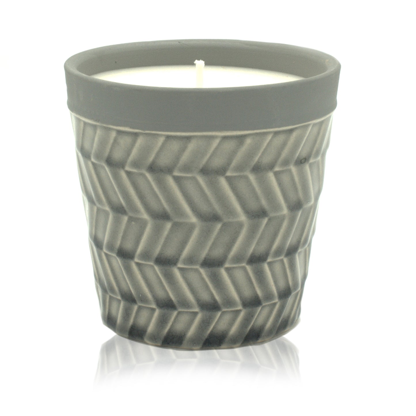 Eco-Friendly Scented Soy Candle in a Re-Usable Ceramic Pot