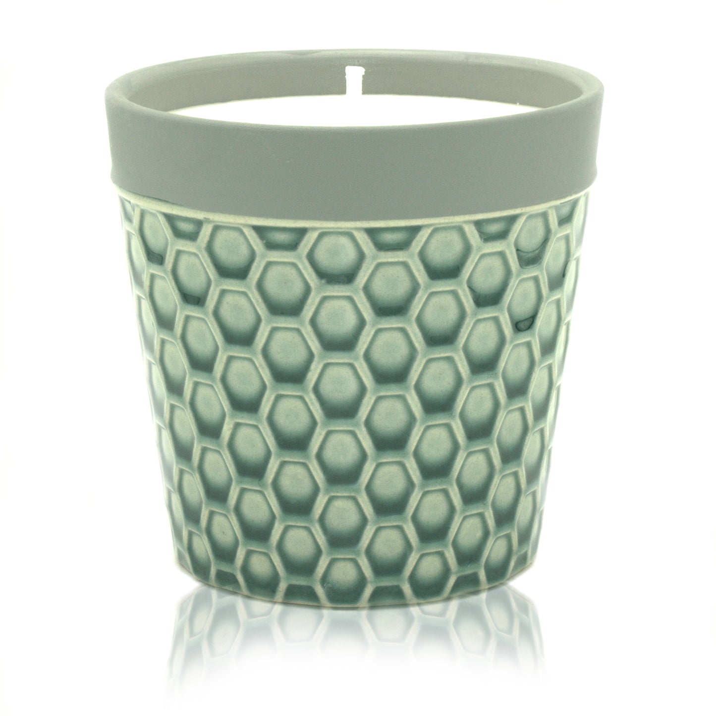 Eco-Friendly Scented Soy Candle in a Re-Usable Ceramic Pot