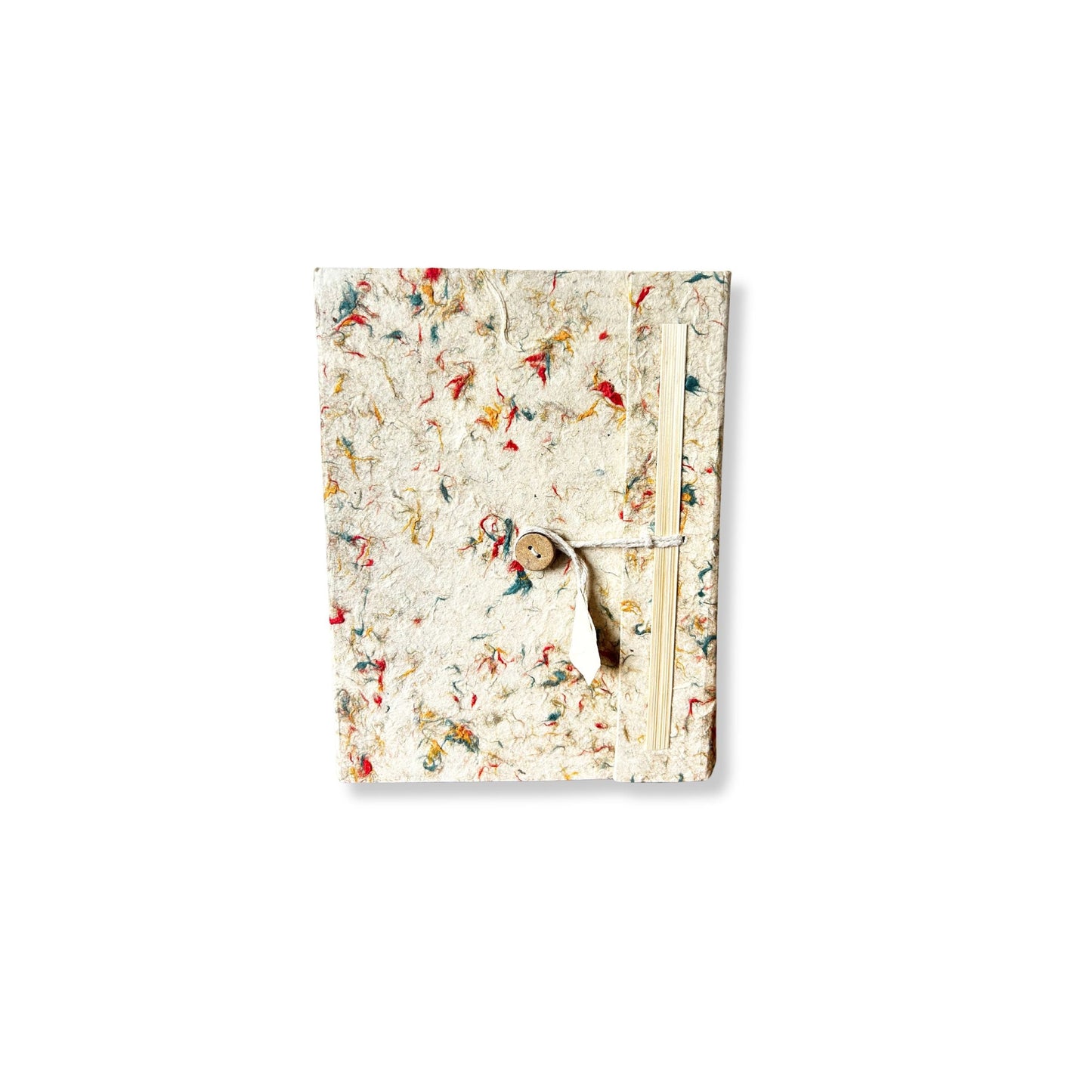 Pocket Eco-Friendly Lokta Paper Notebook - Mixed Colour Cotton