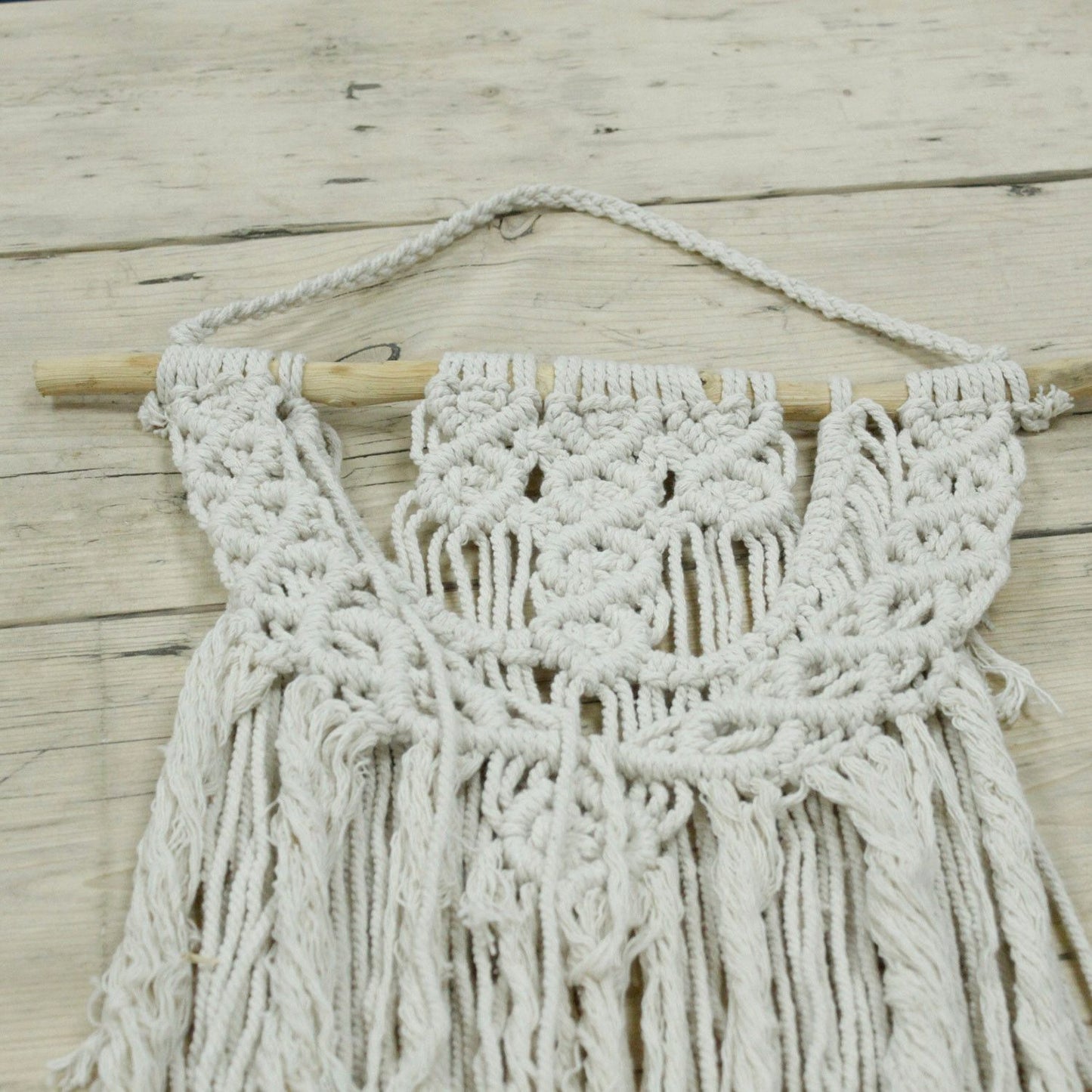 Handcrafted Cotton Macrame Wall Hanging - The Wedding Blessing