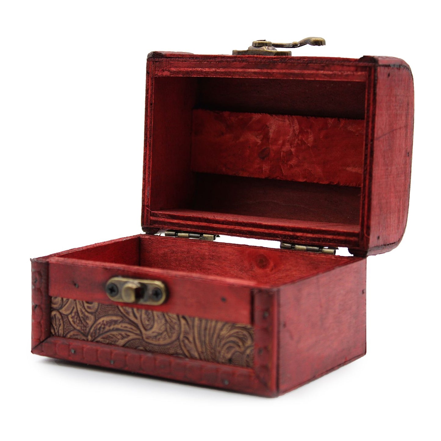 Decorative Vintage Style Storage Box - Small / Floral Embossed