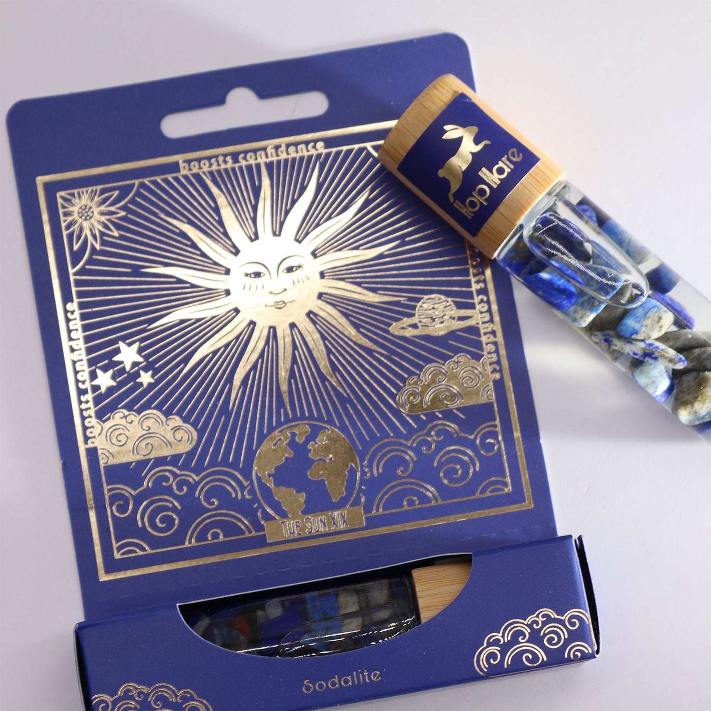 Gemstone Tarot Essential Oil Roll On - Sodalite / The Sun