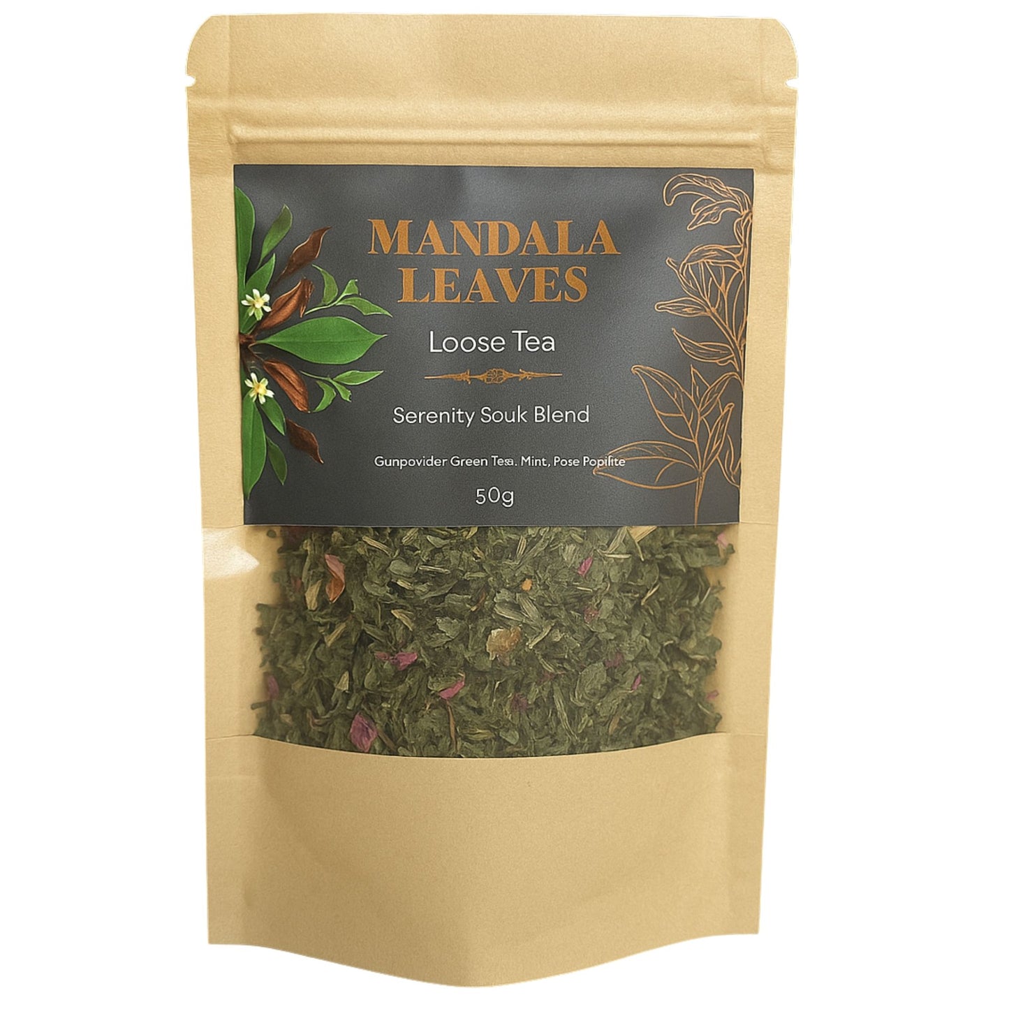 Serenity Souk Blend Artisan Tea - Bagged - 50g - product image 4 from Quintessential Holistic Health Ltd UK