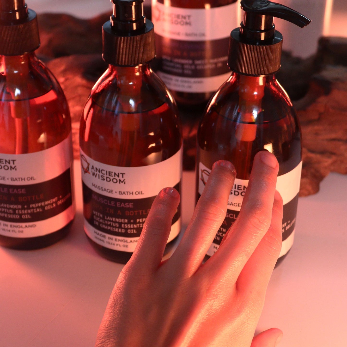 300ml Aromatherapy Massage and Bath Oil - Sleepy Lavender