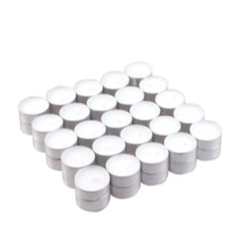 50 x Unscented Tea-Lights