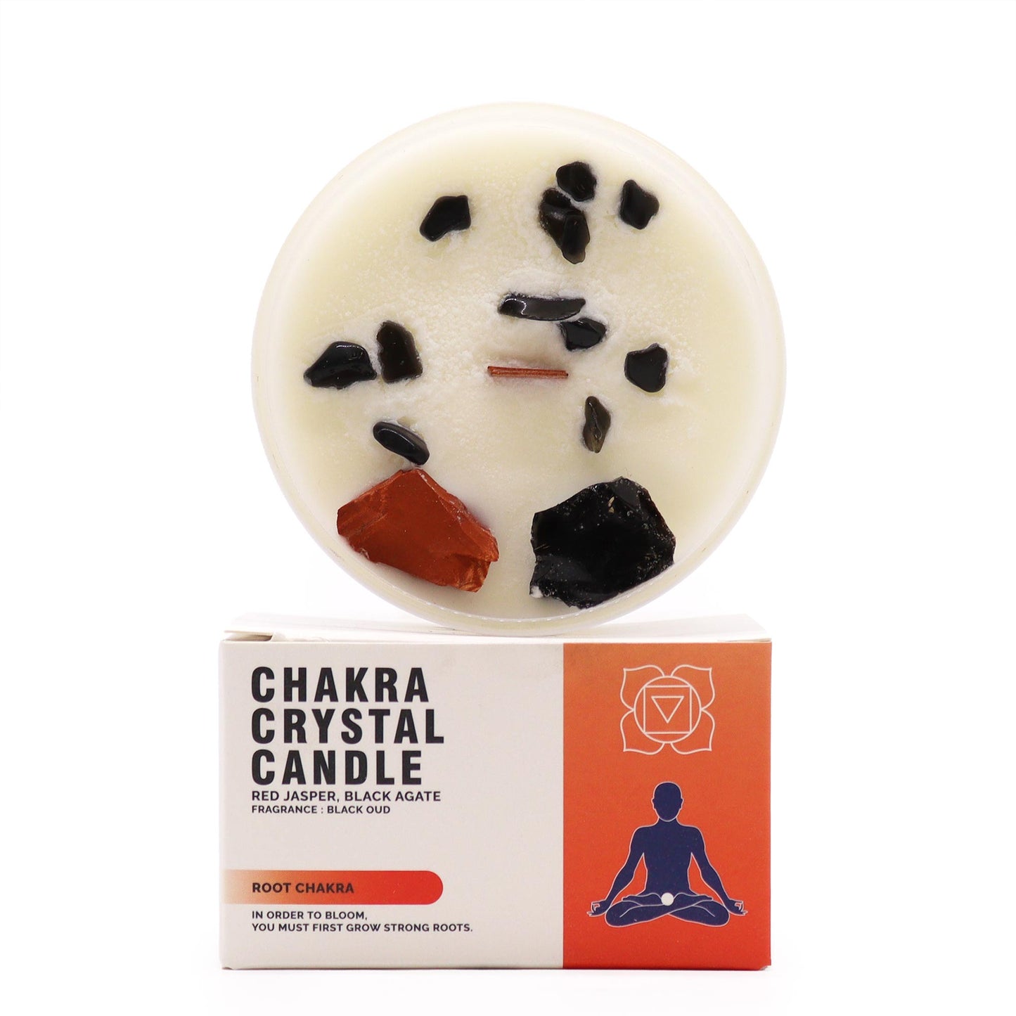 Scented Chakra Crystal Candles / Various Meanings