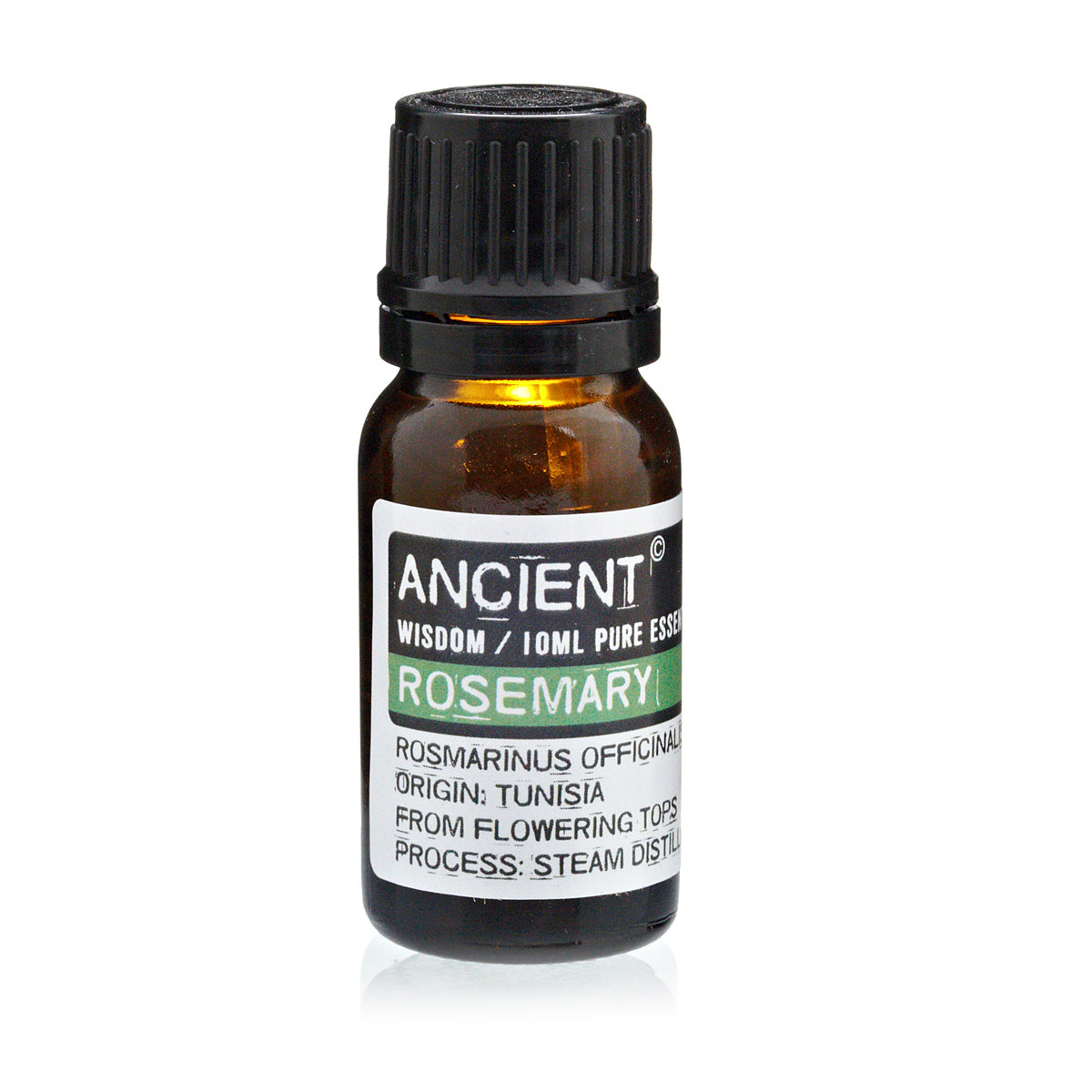 10ml Essential Oil - Rosemary product packaging on clean background from Quintessential Holistic Health Ltd