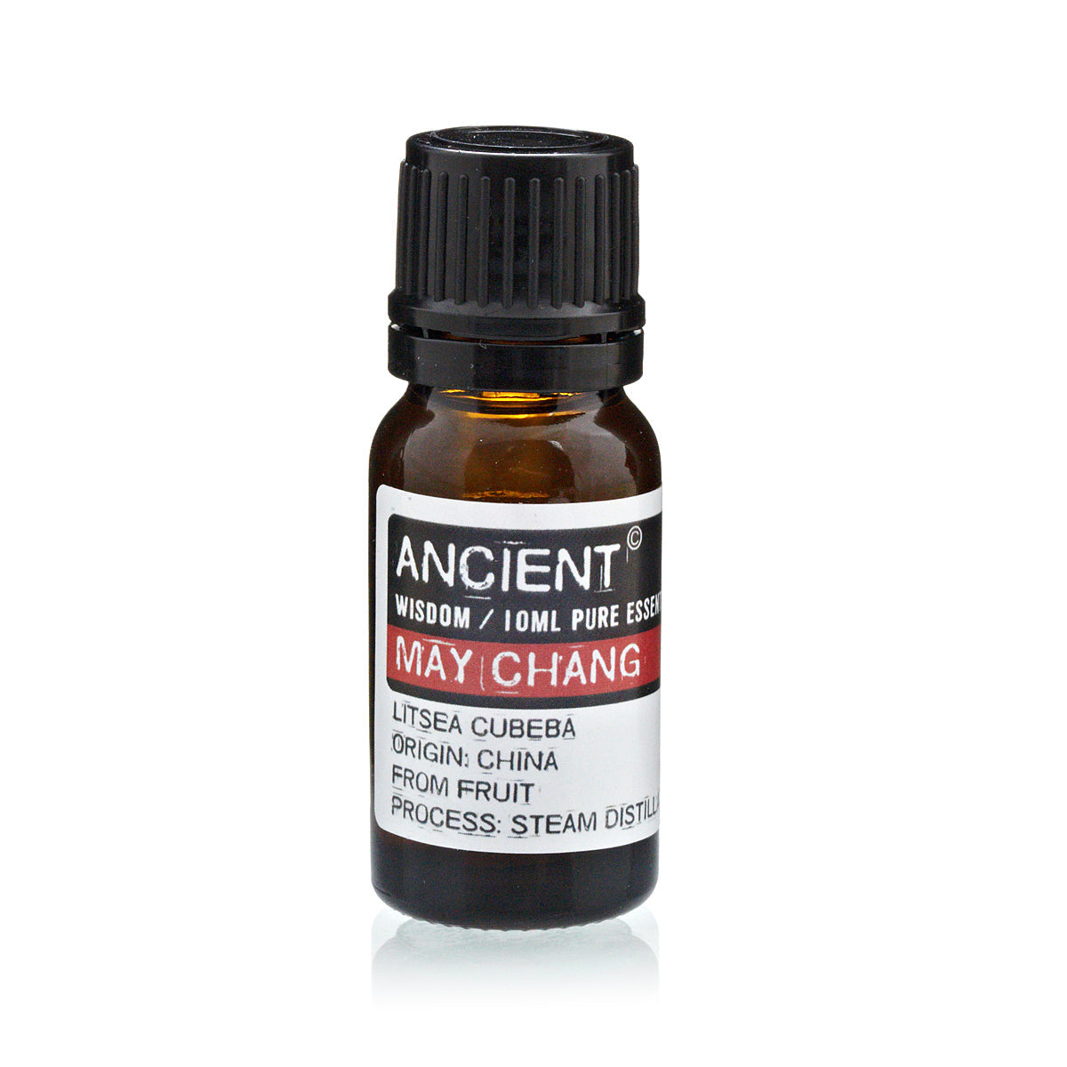 10ml Essential Oil - May Chang product packaging on clean background from Quintessential Holistic Health Ltd