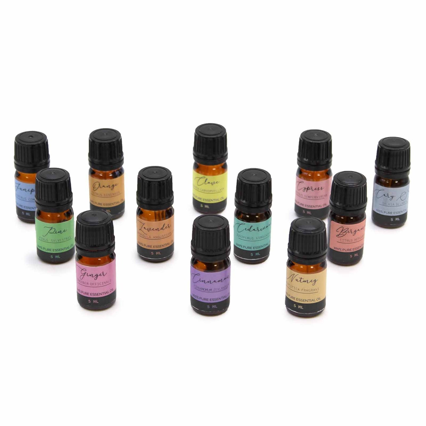 Handmade Vegan-Friendly Aromatherapy 100% Pure Essential Oil Set - Autumn product packaging on clean background from Quintessential Holistic Health Ltd