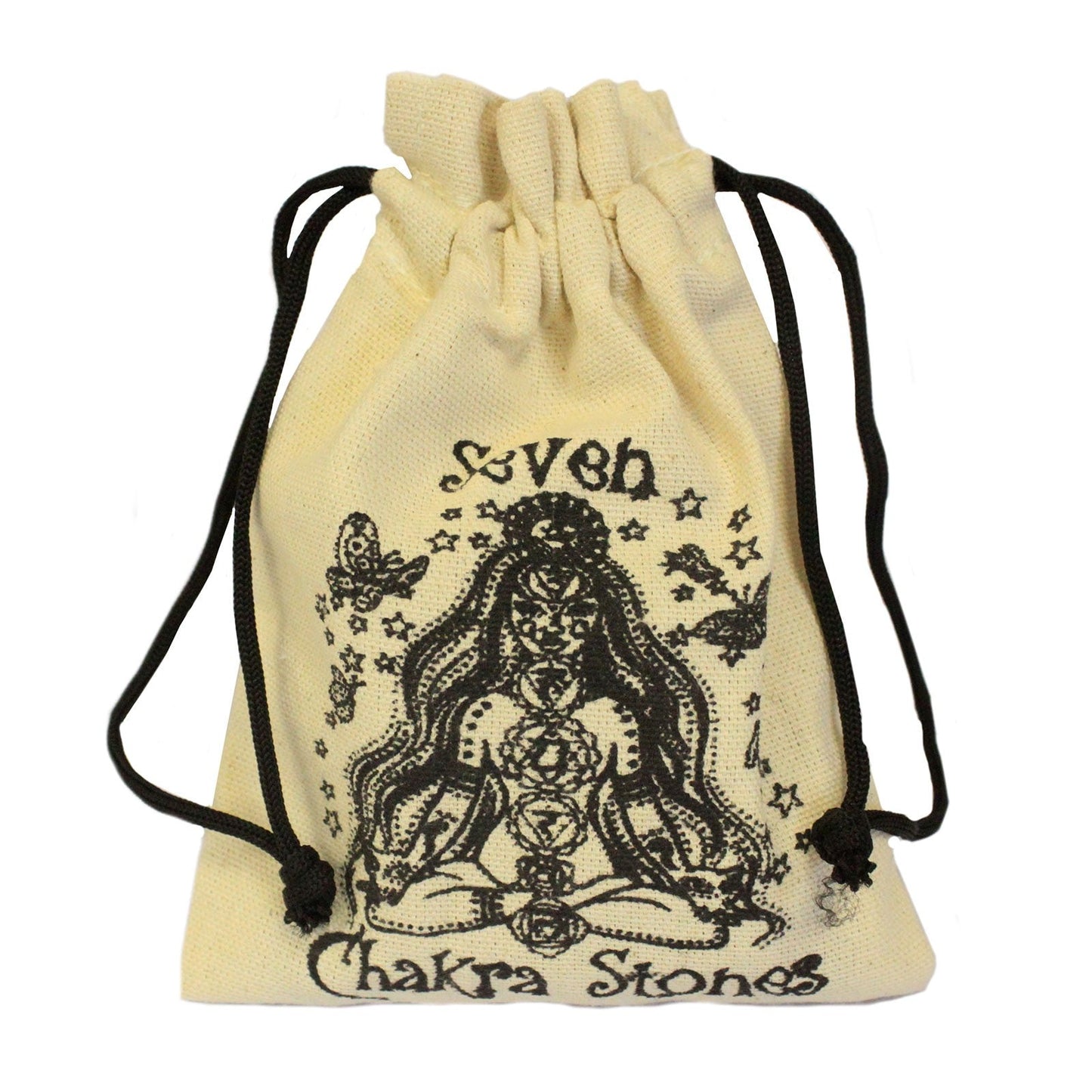 Geometric Rounded Chakra Stones Set - Large product packaging on clean background from Quintessential Holistic Health Ltd