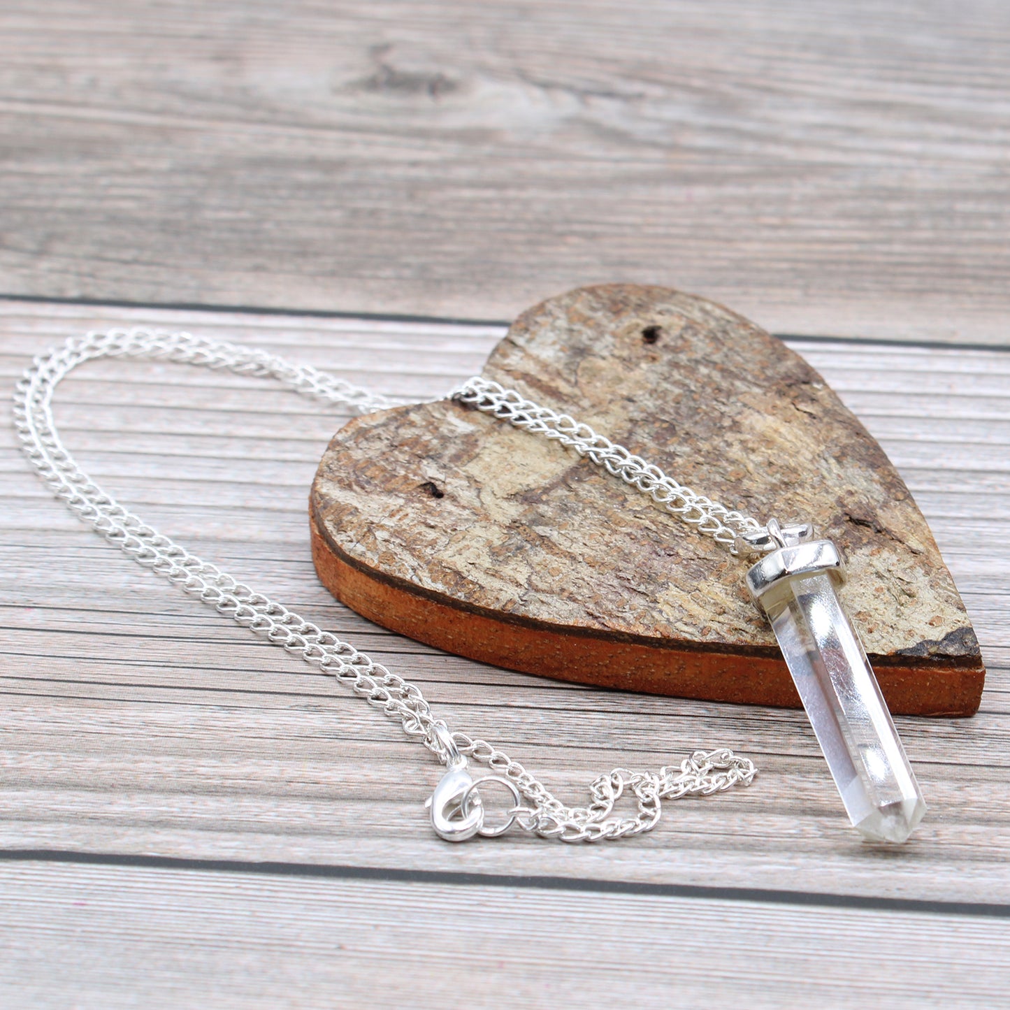Classic Point Gemstone Unisex Pendant