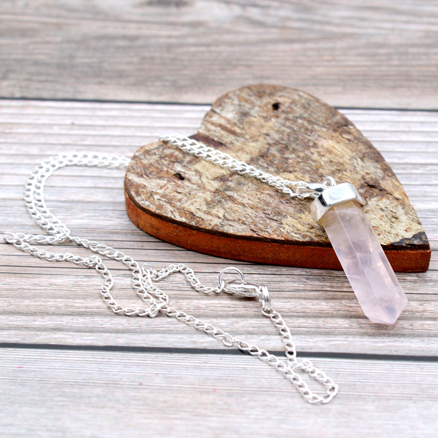 Classic Point Gemstone Unisex Pendant