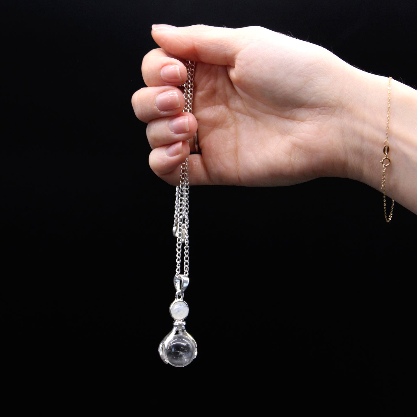 Healing Hands Gemstone Unisex Pendant