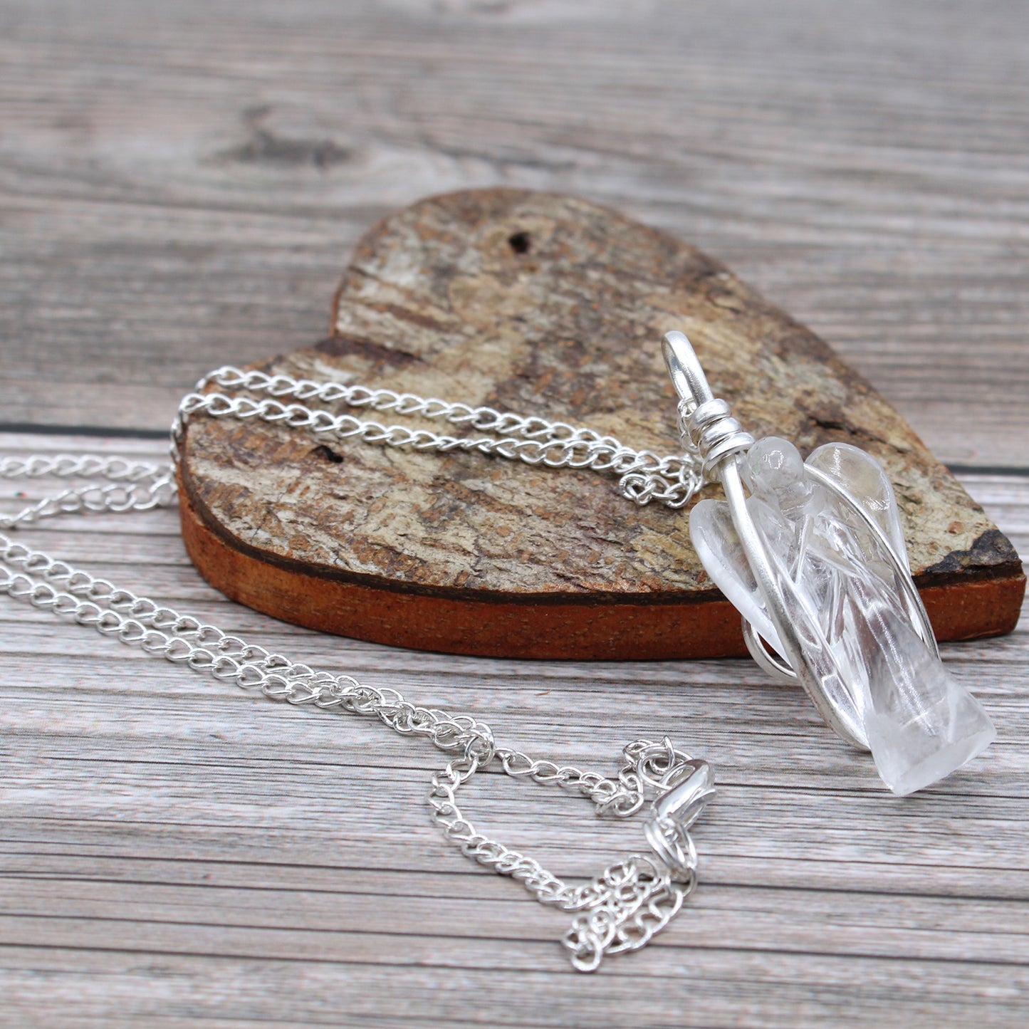 Guardian Angel Gemstone Unisex Pendant