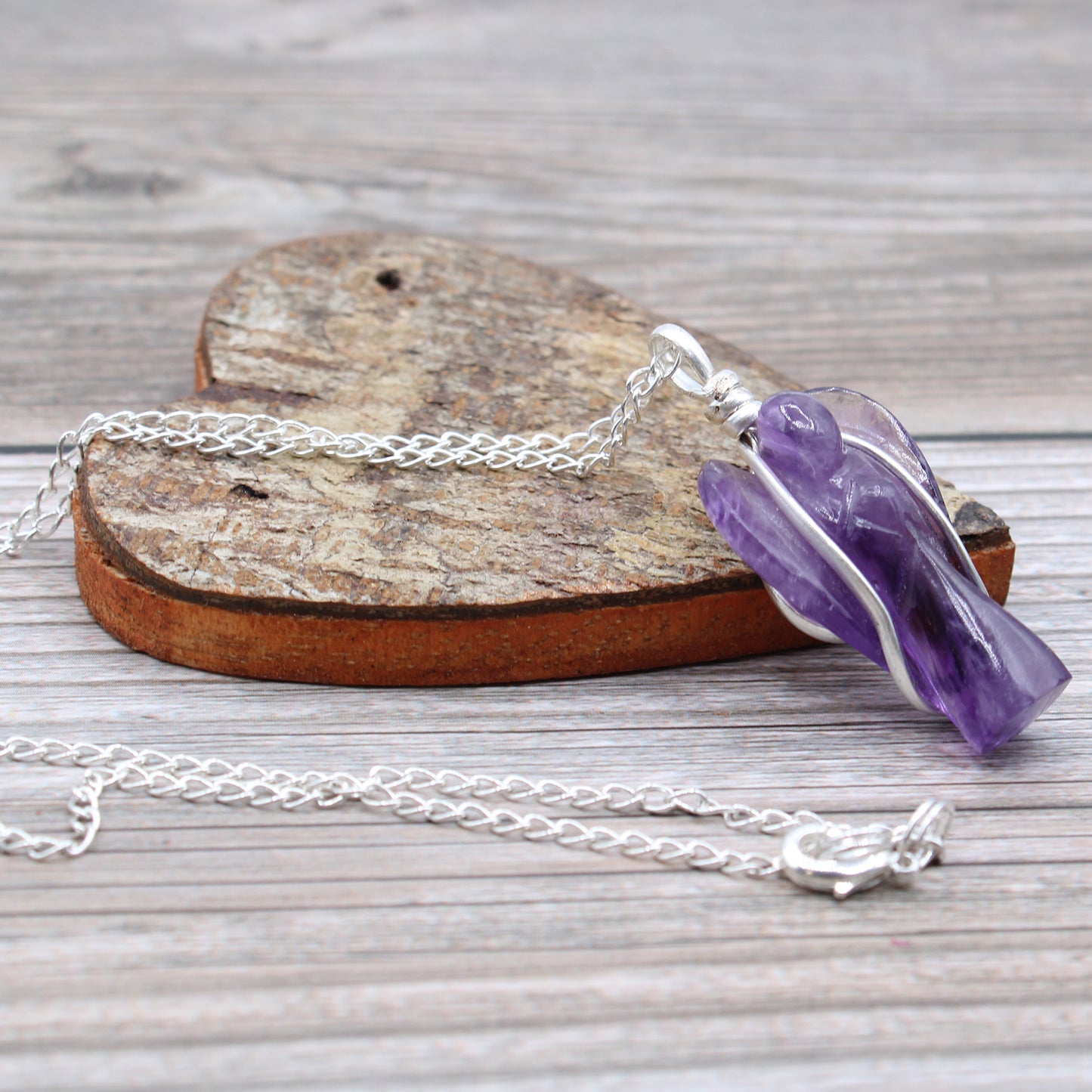 Guardian Angel Gemstone Unisex Pendant