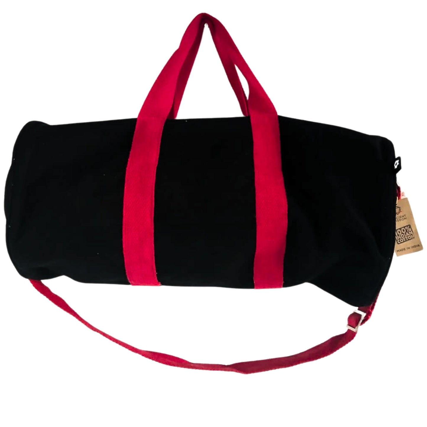 Eco-Friendly 100% Gym Bag - Don't Quit / Black product packaging on clean background from Quintessential Holistic Health Ltd