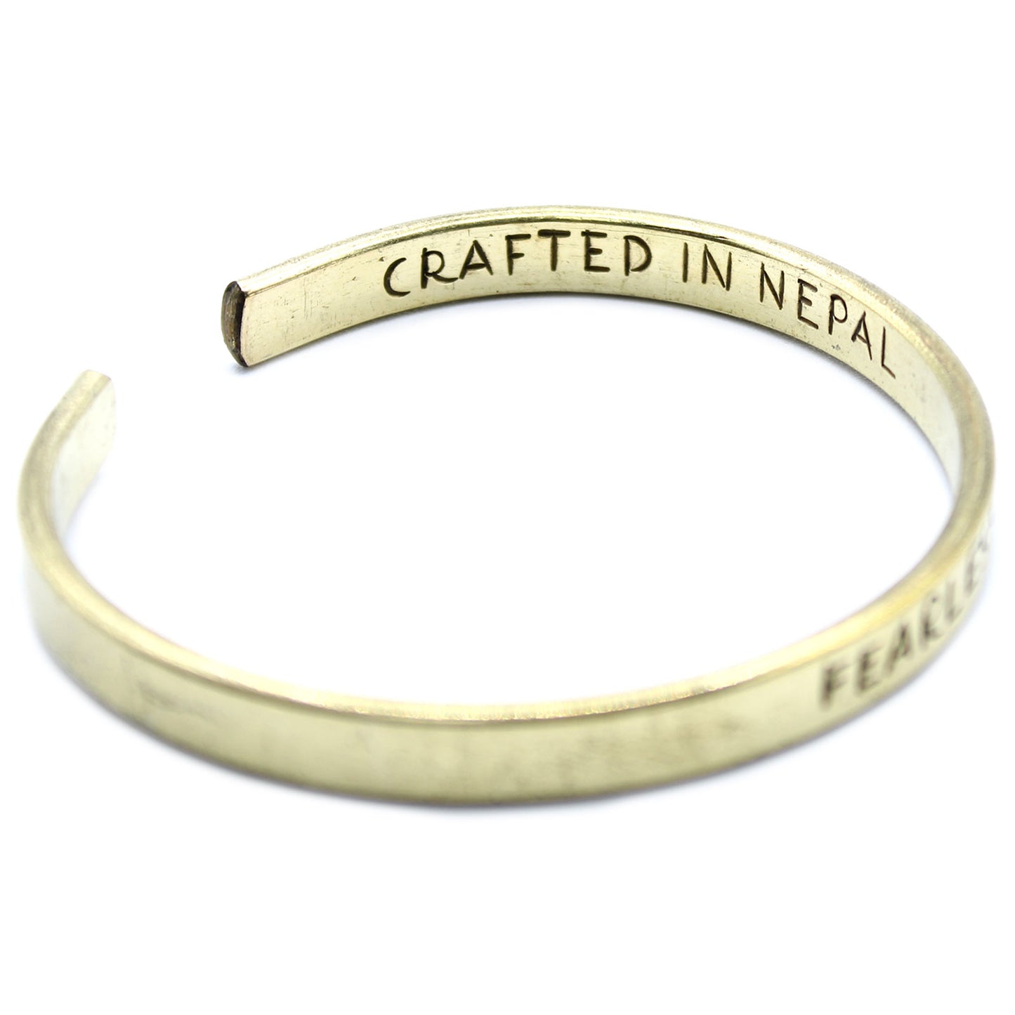 Brass Unisex Nepal Inspiration Bracelet