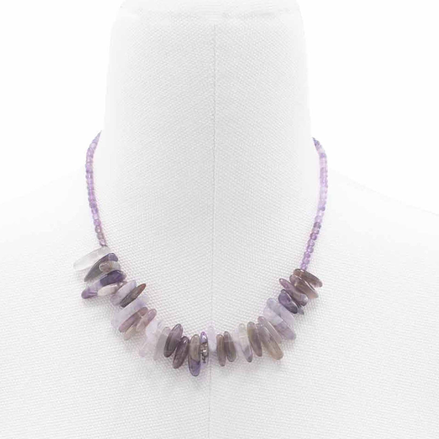Long Stone Unisex Gem Necklace