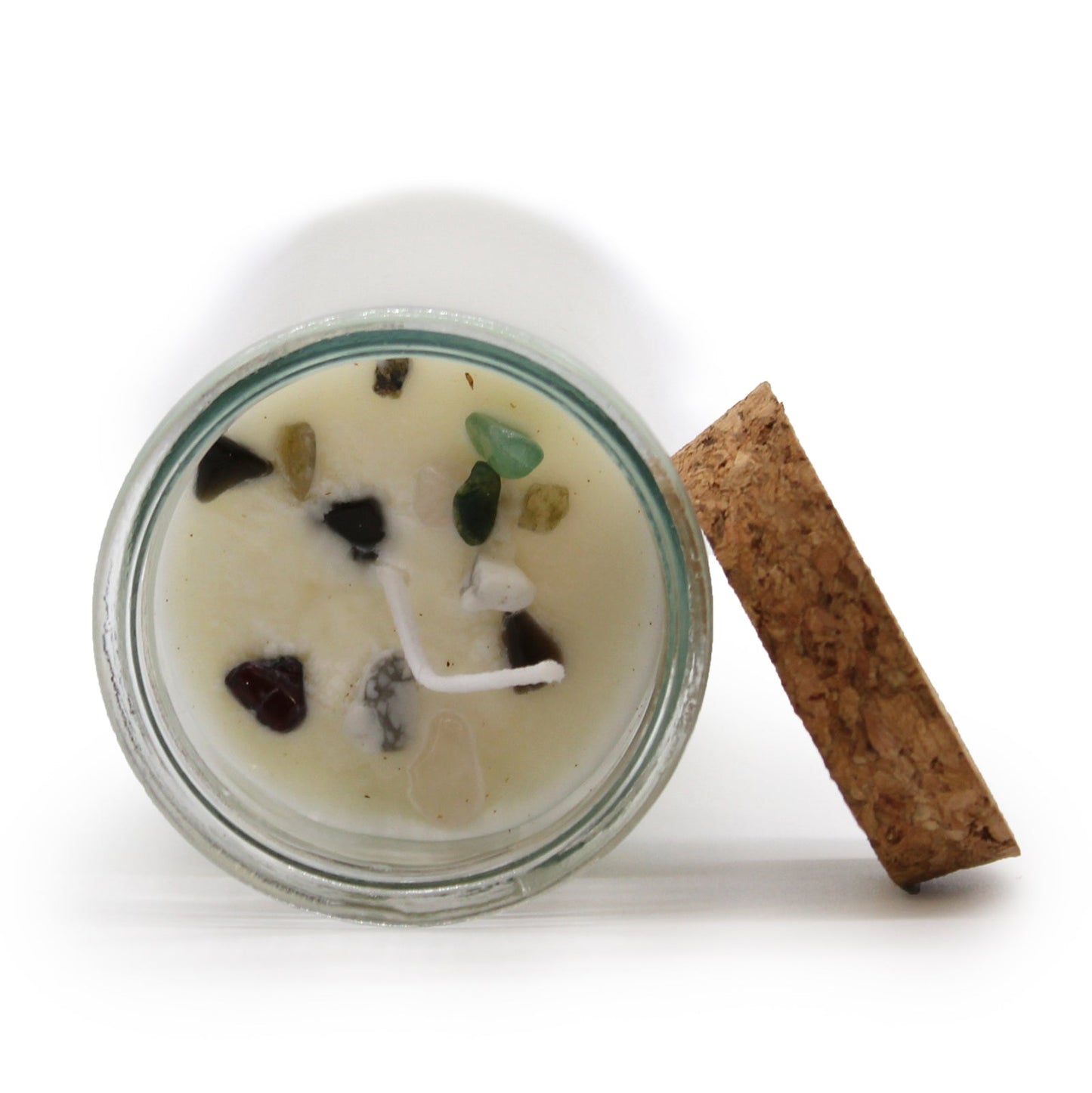 Magic Spell Gemstone Eco-Friendly Soy Wax Candle - Seduction product packaging on clean background from Quintessential Holistic Health Ltd