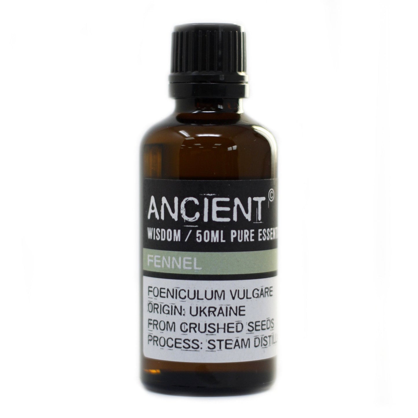 50ml Professional Essential Oil - Fennel product packaging on clean background from Quintessential Holistic Health Ltd