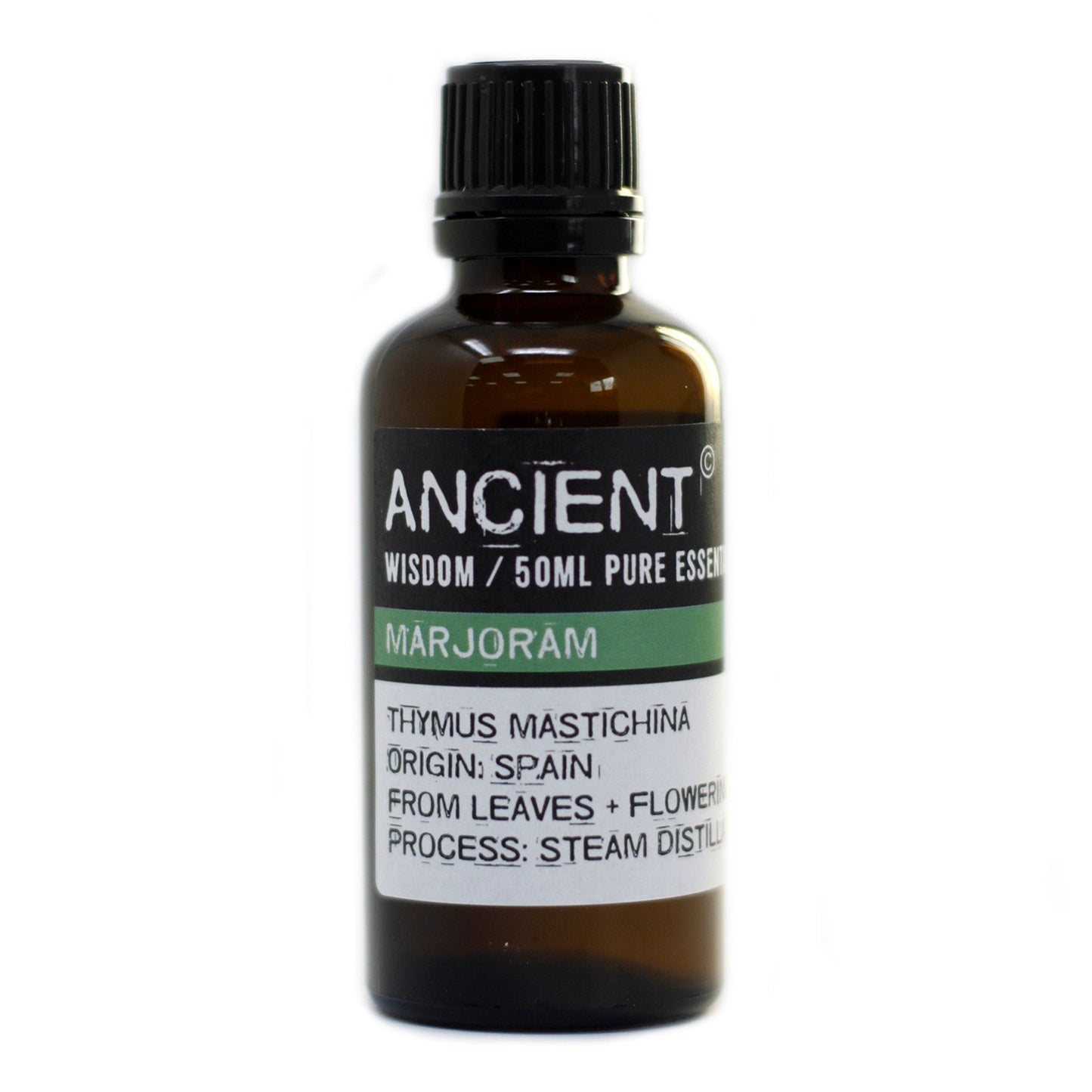 50ml Professional Essential Oil - Spanish Marjoram product packaging on clean background from Quintessential Holistic Health Ltd