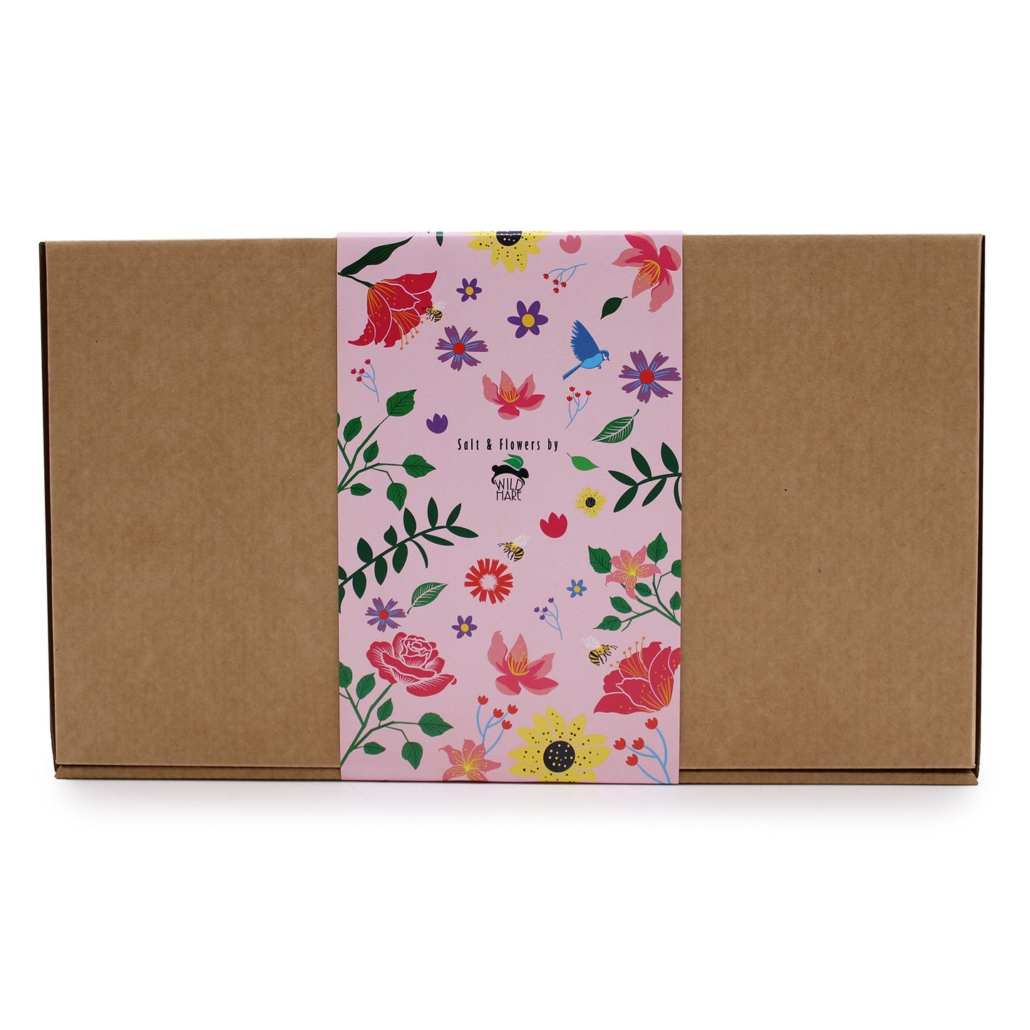 Salt and Flower Bath Soak Gift Set - Passion product packaging on clean background from Quintessential Holistic Health Ltd