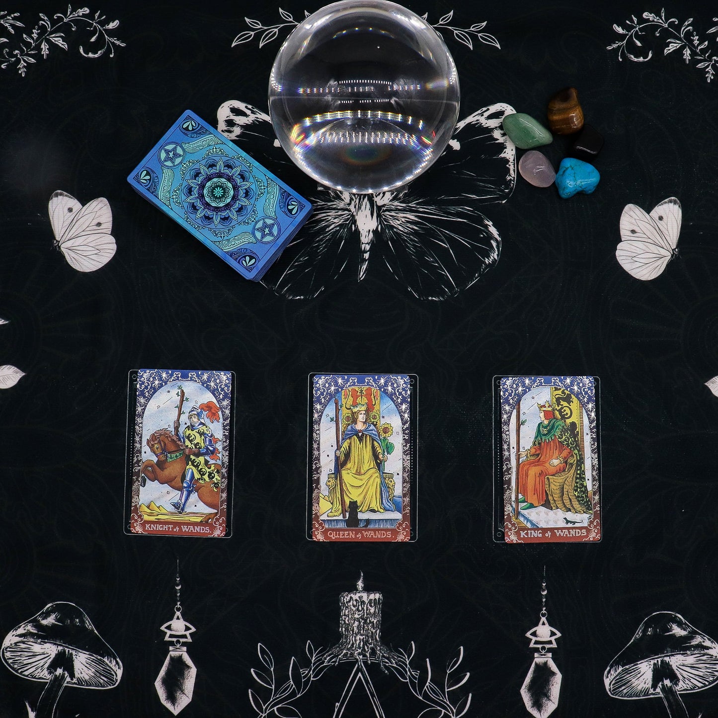 Esoteric Tarot Reading Cloth - Ancient Witch product packaging on clean background from Quintessential Holistic Health Ltd