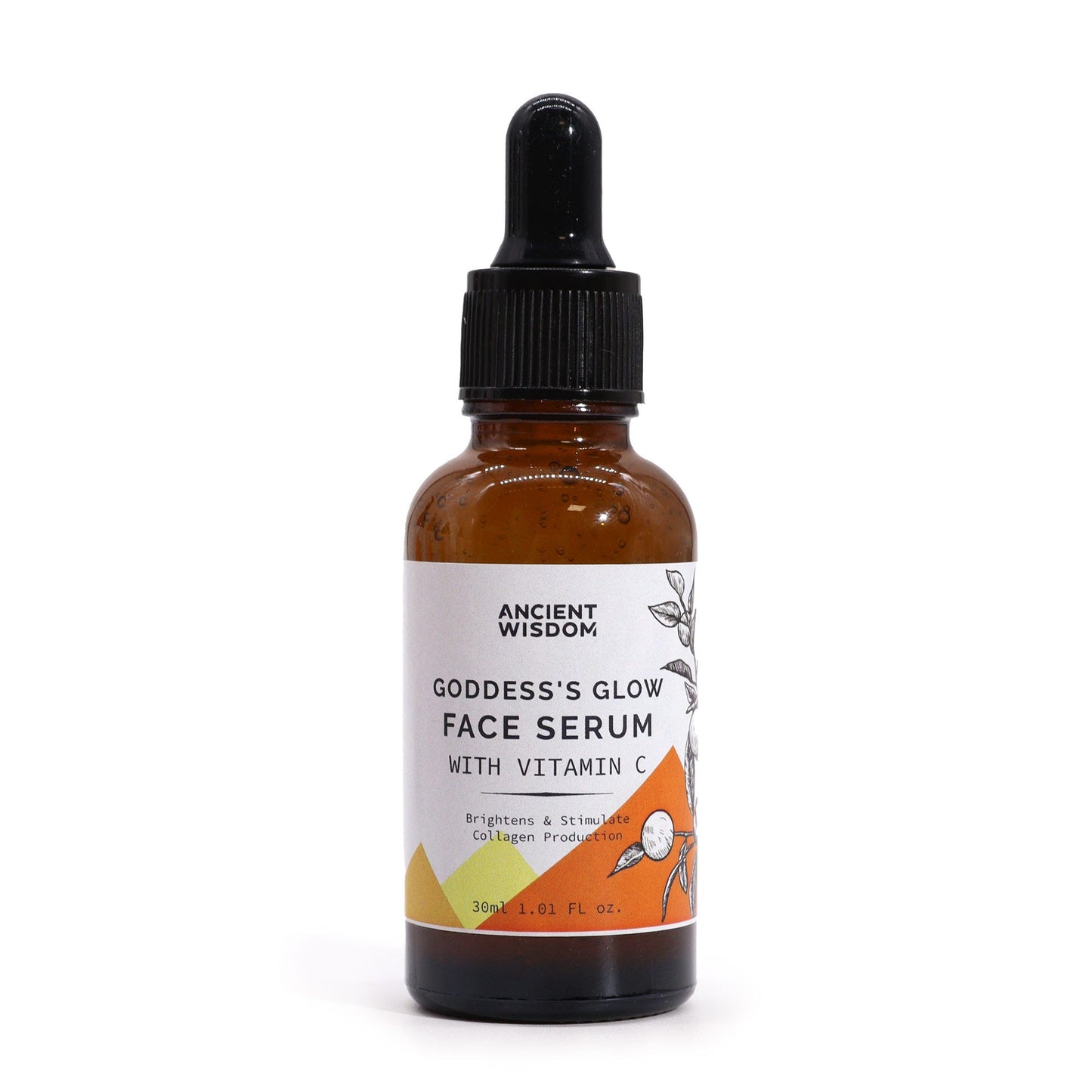 Vitamin C Skincare Gift Set - Detox, showing an amber dropper bottle with a white and orange label by Quintessential Holistic Health Ltd