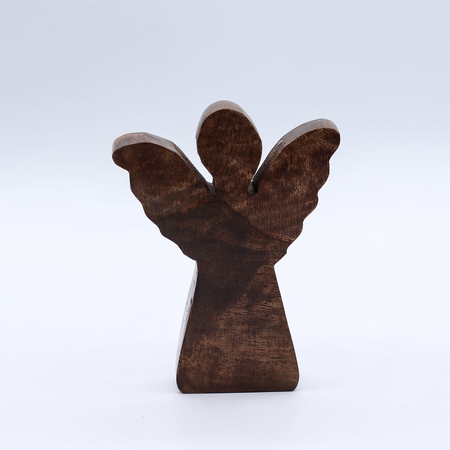 Hand Carved Mango Wooden Angel - Small / Gold Decor product packaging on clean background from Quintessential Holistic Health Ltd