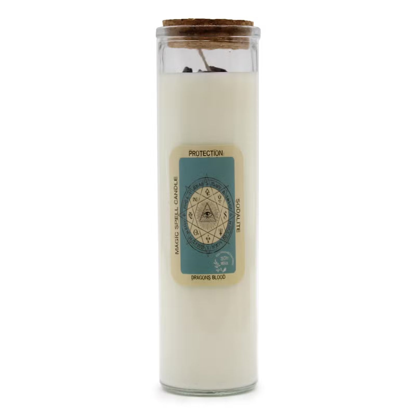 Magic Spell Gemstone Eco-Friendly Soy Wax Candle - Protection