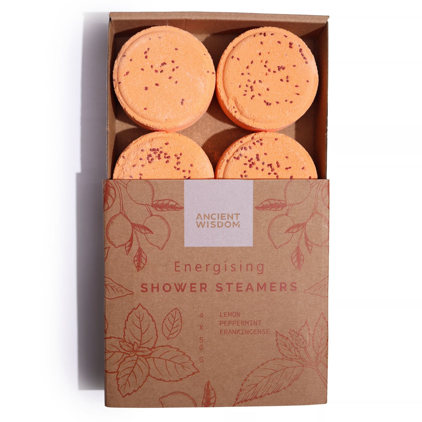 Natural Vegan-Friendly Zen Shower Steamers Therapy Wellness Gift Set - Energising