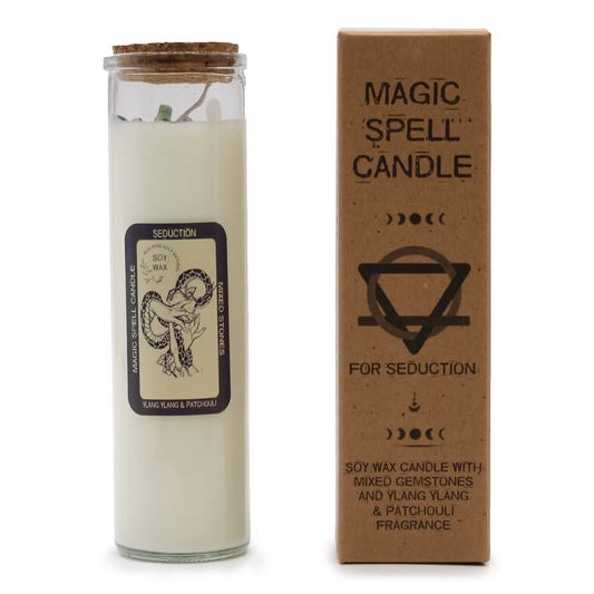 Magic Spell Gemstone Eco-Friendly Soy Wax Candle - Seduction