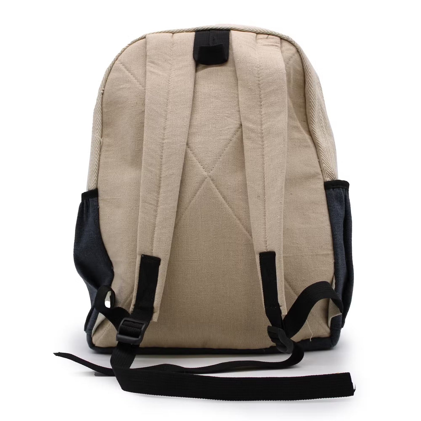 Eco-Friendly Hemp and Cotton Backpack - Bohdi Tree / Random Colour / Large