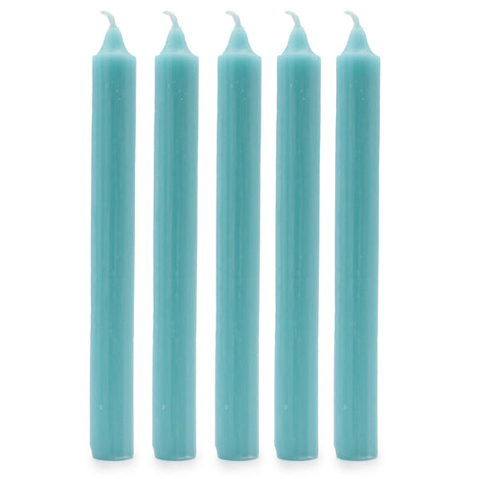 Pack of 5 x Handmade UK Solid Dinner Candles / Various Colours A - L