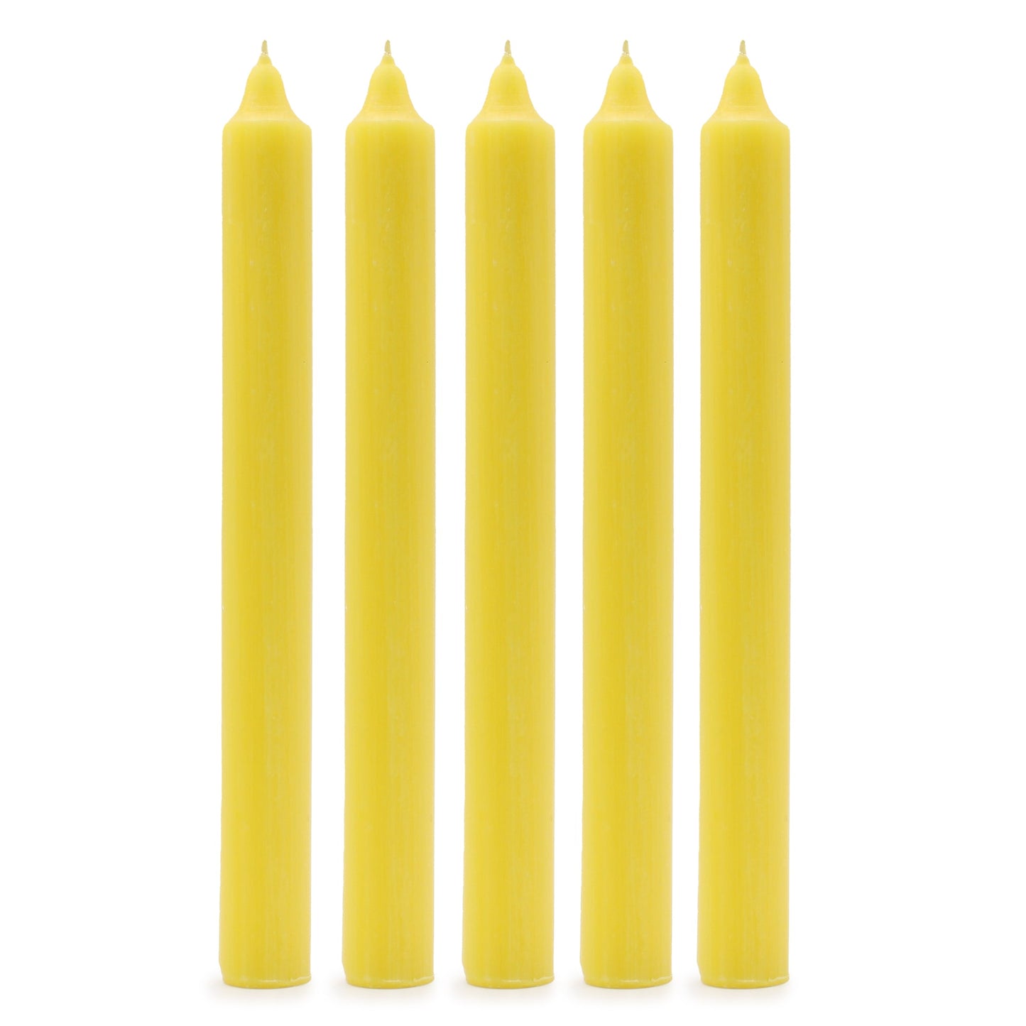 Pack of 5 x Handmade UK Solid Dinner Candles / Various Colours A - L