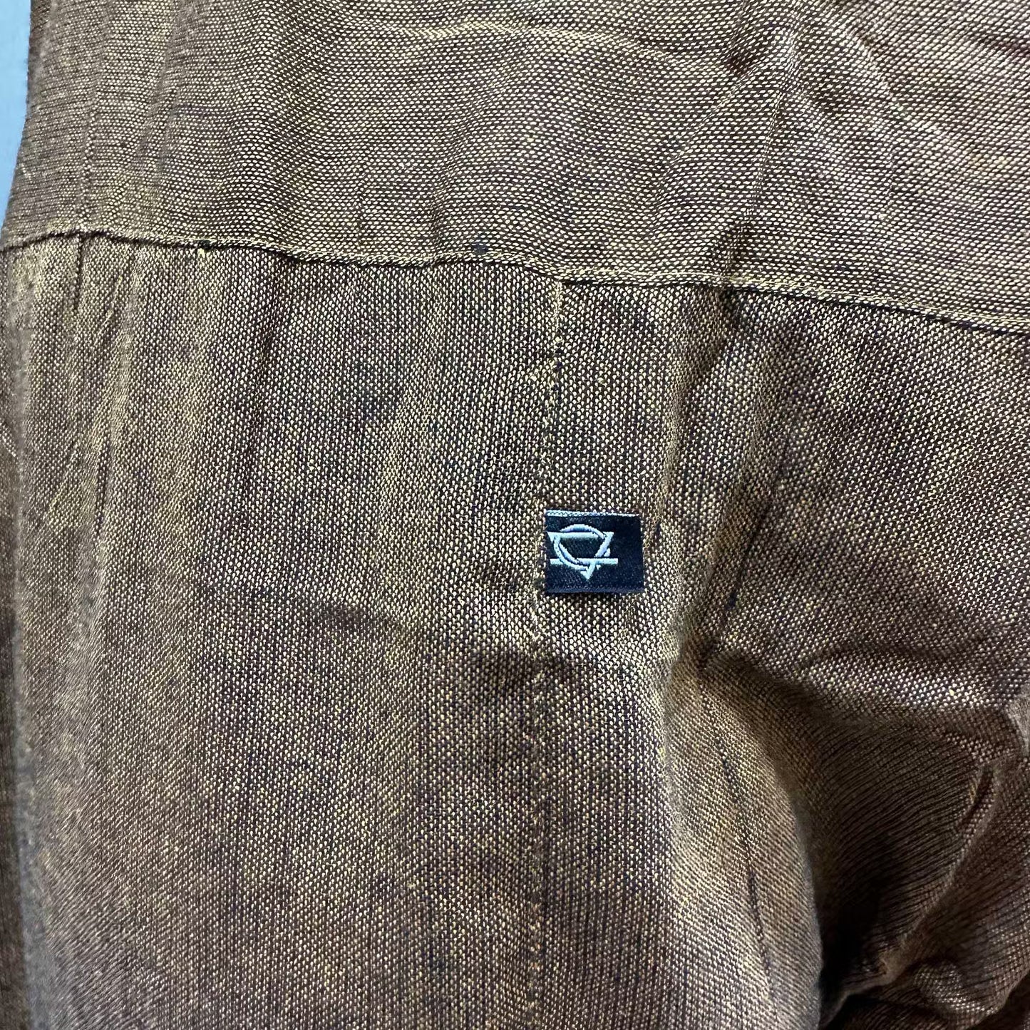 100% Eco-Friendly Cotton Unisex Thai Fisherman Style Yoga and Festival Pants - Gold / Mandala Mantra