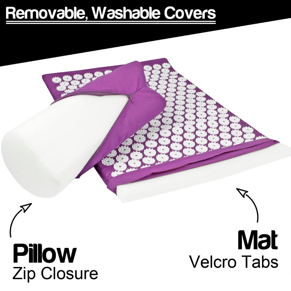 Acupressure Mat, Pillow and Ball Set