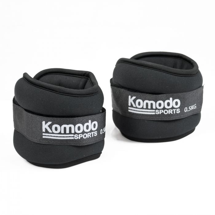 Neoprene Ankle Weights 1kg / 2kg or 3kg product packaging on clean background from Quintessential Holistic Health Ltd
