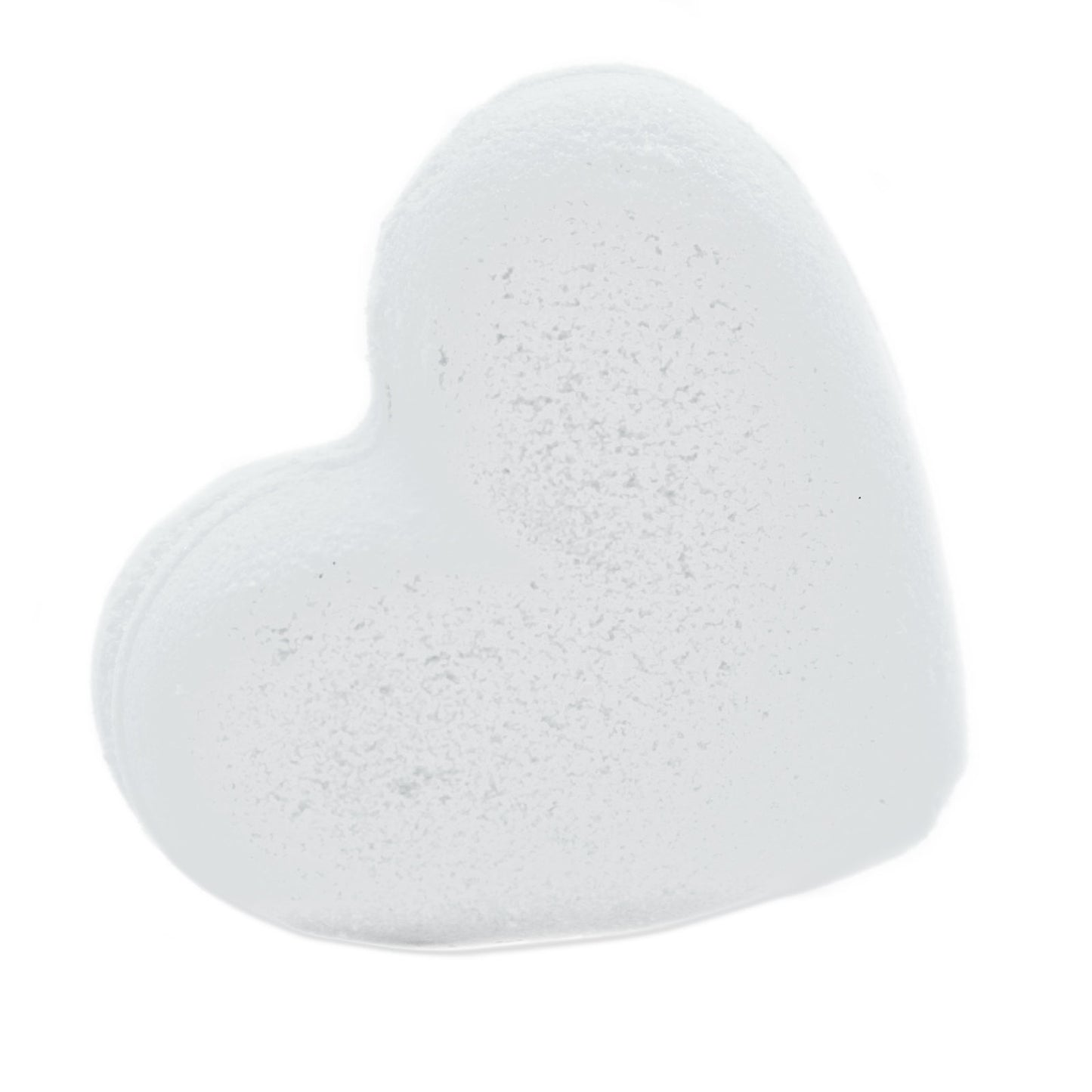 Coconut White Love Heart Scented Bath Bomb
