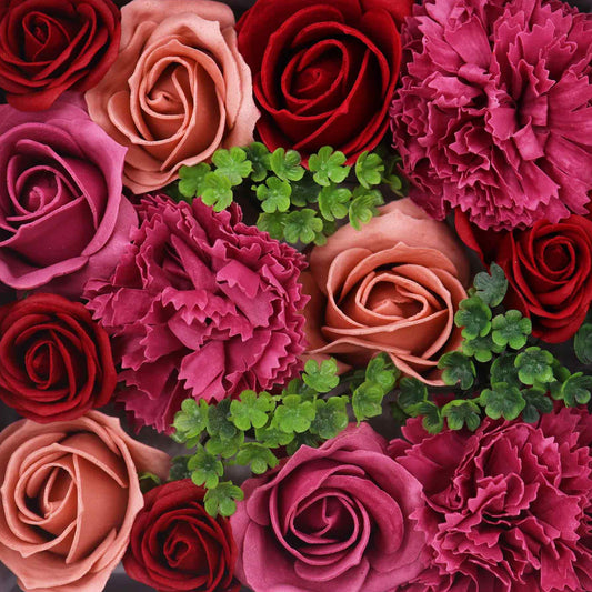 Flower Shaped Soap Gift Boxes - Vintage Rose Collection