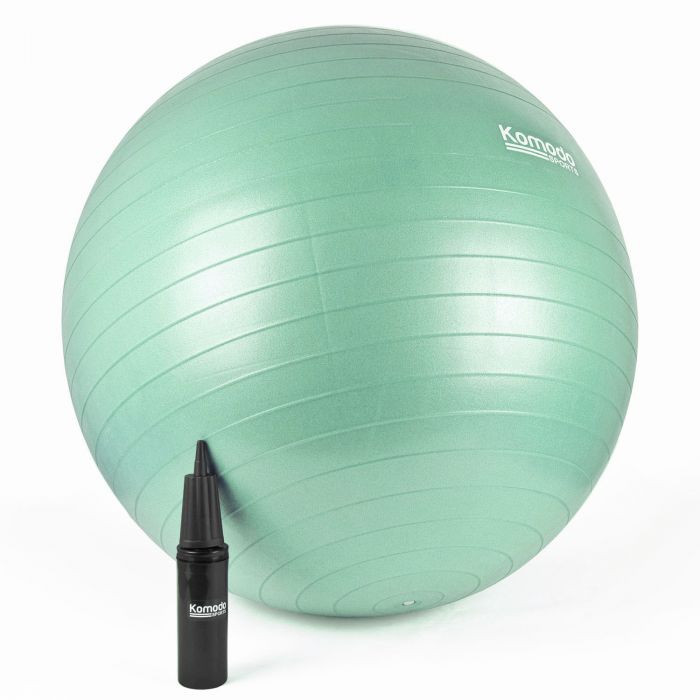 Yoga, Pilates, Exercise, Rehabilitation and Birthing Ball product packaging on clean background from Quintessential Holistic Health Ltd