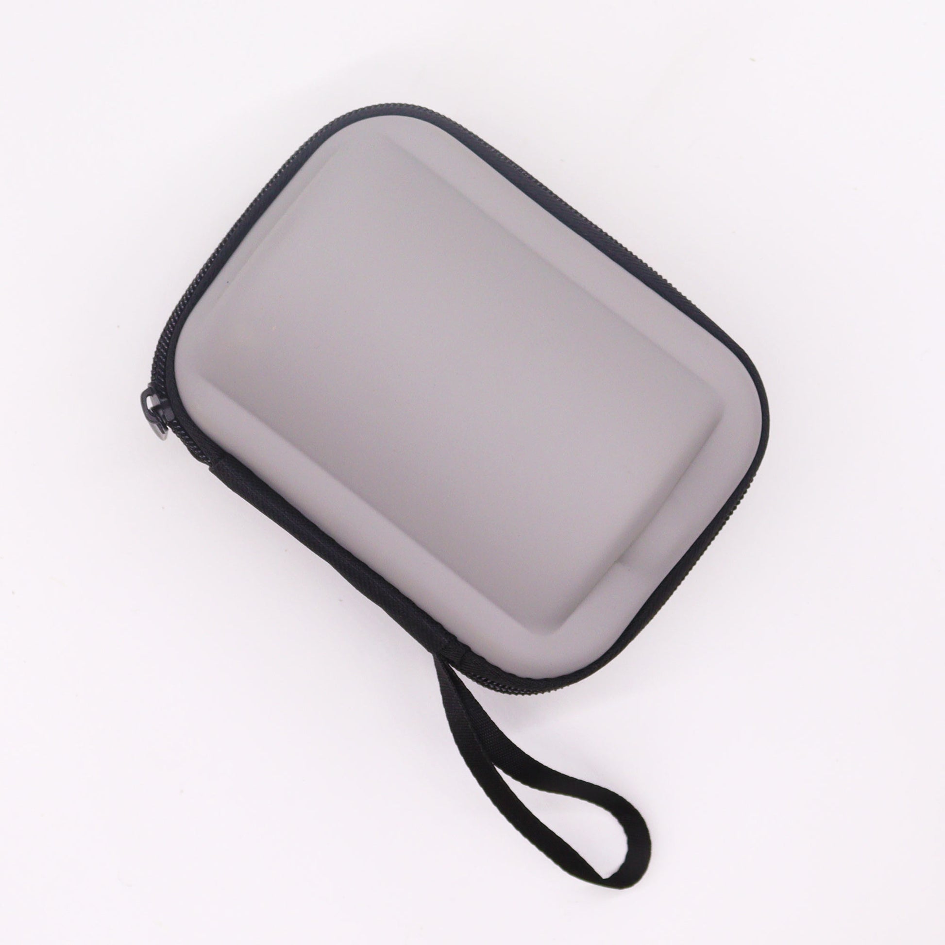 Grey Side of the Zipped Travel Case for the 350ml Ceramic Teapot with an Infuser a 3 Matching Cup Set