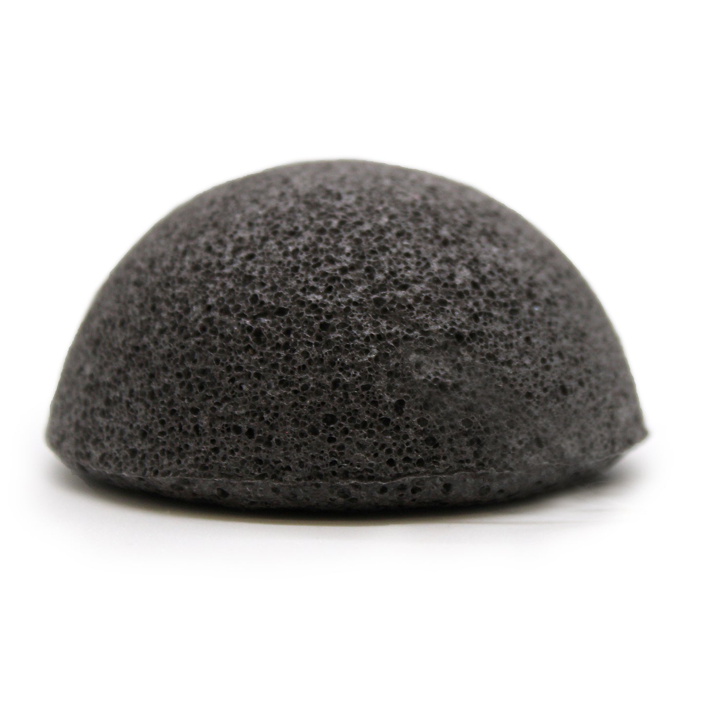Half Round Shaped Charcoal Natural Japanese Style Konjac Sponge