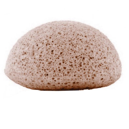 Half Round Shaped Natural Coloured Natural Japanese Style Konjac Sponge
