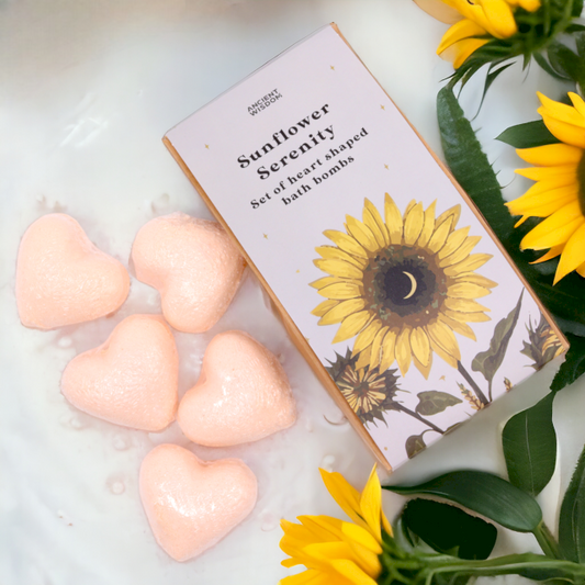 Heart Shaped Eco-Friendly Scented Bath Bombs Gift Set of 5