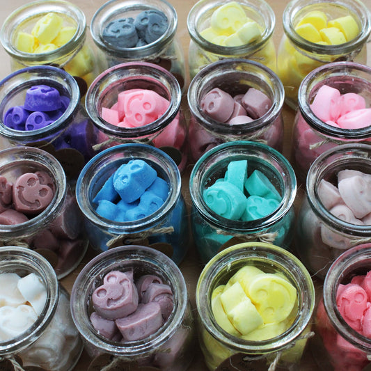 Heart Shaped Soy Wax Warmer Melts in a Jar - Light Collection