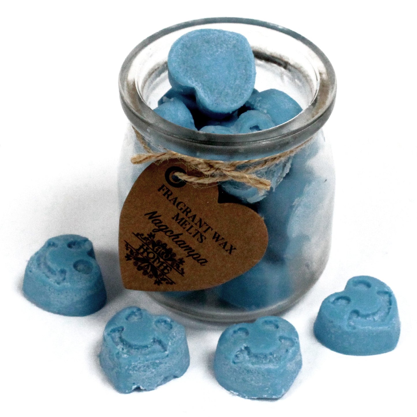 Nagchampa Heart Shaped Soy Wax Warmer Melts in a Jar - Dark Collection